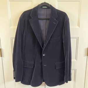 J. Crew Unstructured Velvet Sport Coat